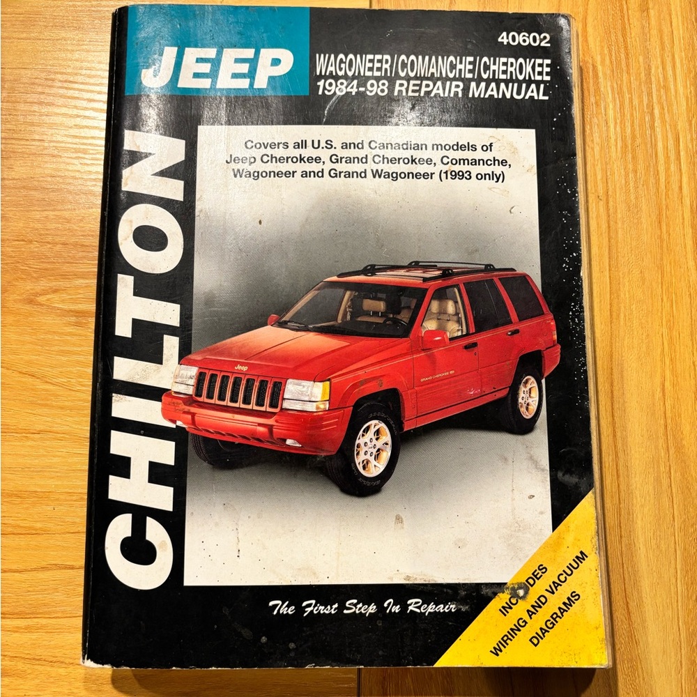 Chilton Jeep Repair Manual